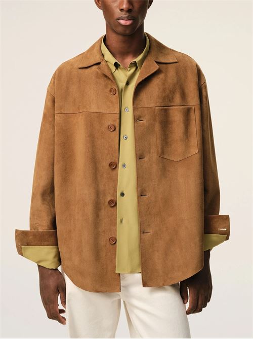 Suede Overshirt AMI PARIS | USH826LH0059236